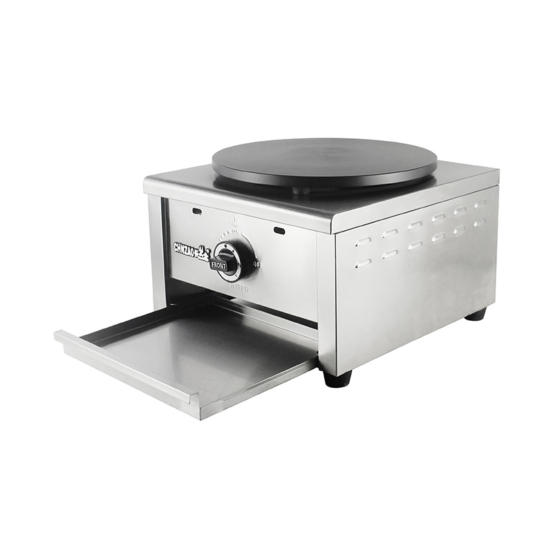 Stainless Steel Teflon Coated Natural Gas/LPG Crepe Maker Machine